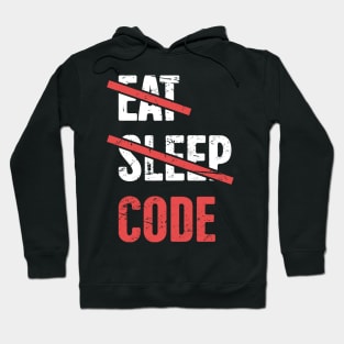 Eat Sleep Code – Programmer Quote Hoodie